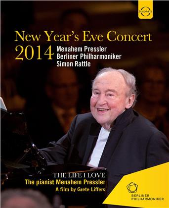 Berliner Philharmoniker, Sir Simon Rattle & Menahem Pressler - New year's eve concert 2014 (Euro Arts)