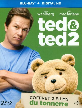 Ted 1 & 2 (Coffret 2 films du tonnerre, 2 Blu-ray)