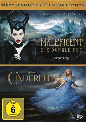 Maleficent - Die dunkle Fee / Cinderella (2 DVDs)