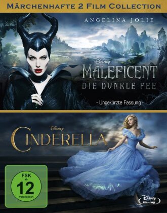 Maleficent - Die dunkle Fee / Cinderella (2 Blu-rays)