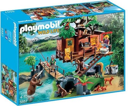 Playmobil 5557 - Casa-avventura sull'albero con ponte sospeso