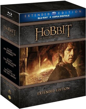 The Hobbit 1-3 - The Motion Picture Trilogy (Extended Edition, 9 Blu-ray)