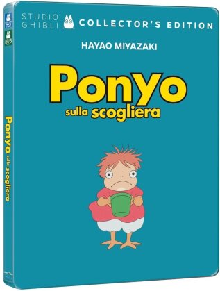 Ponyo sulla scogliera (2008) (Édition Collector, Steelbook, Blu-ray + DVD)