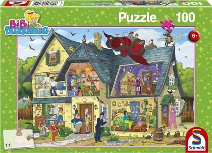 Bibi Blocksberg: Bei Blocksbergs ist was los! - 100 Teile Puzzle
