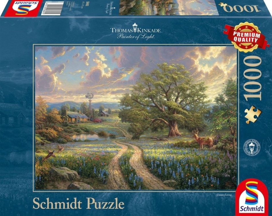Schmidt Spiele Garten Eden Puzzle - 1000 Teile Premium Puzzle Von Zac Kinkade