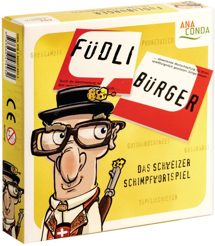 Füdlibürger - Das Schweizer Schimpfwortspiel