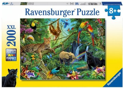 Tiere im Dschungel - Puzzle