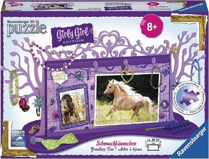 Girly Girl Edition: Schmuckbäumchen Pferde - 3D Puzzle