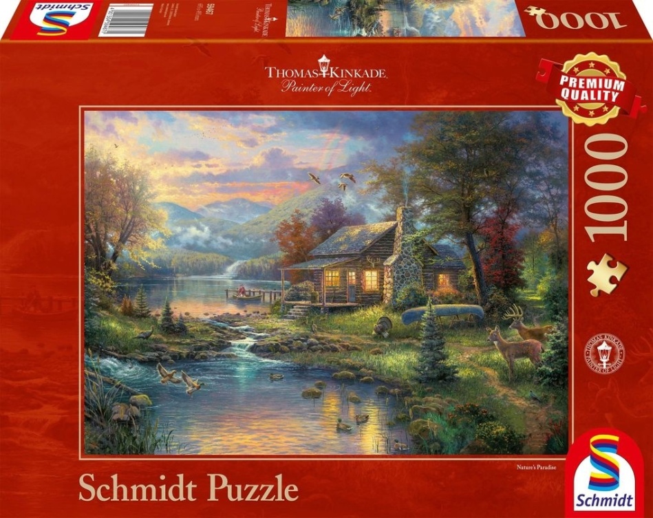 Thomas Kinkade: Im Naturparadies - 1000 Teile Puzzle