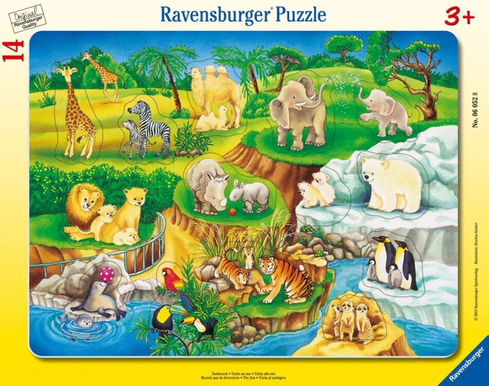 Visita allo zoo - Puzzle [14 pezzi]