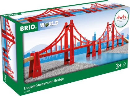 BRIO Railway 33683 - Double Suspension Bridge