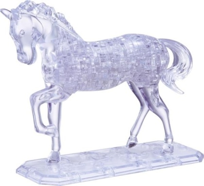 Pferd gross transparent - 100 Teile Crystal Puzzle