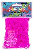 Rainbow Loom - Silikonbänder Neon Pink