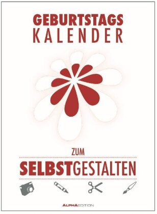 Geburtstagskalender zum Selbstgestalten