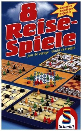 8 Reise-Spiele - Magnetisch