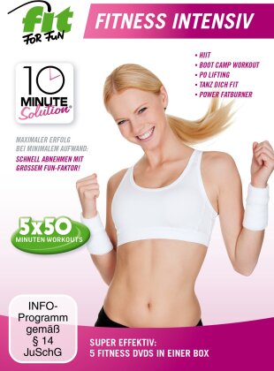 Fit for Fun - 10 Minute Solution - Fitness intensiv (5 DVDs)