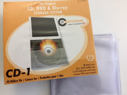 CD Softcover involucri - pacco da 40 pezzi