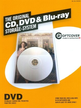 DVD Softcover Hüllen - Pack a 20 Stück