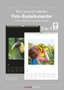 Foto-Bastelkalender - schwarz / weiß