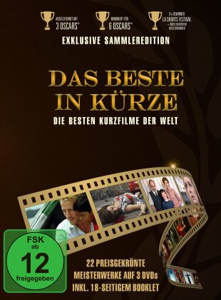 Das Beste in Kürze - Die besten Kurzfilme der Welt (Digibook, 3 DVD)