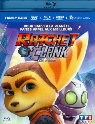 Ratchet et Clank - Le film (2016) (Blu-ray 3D + Blu-ray + DVD)