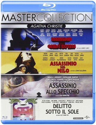 Agatha Christie Collection - Assassinio sull'Orient Express / Assassinio sul Nilo / Assassinio allo specchio / Delitto sotto il sole (4 Blu-rays)