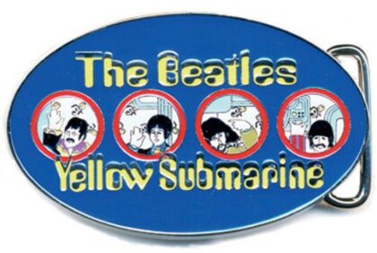 The Beatles Belt Buckle - Yellow Sub Portholes (Blue) / Multi [onesize]