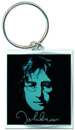 Schlüsselanhänger John Lennon Motiv - Photo Print / bunt