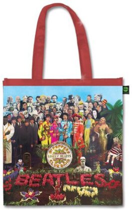 The Beatles Einkaufstasche Motiv - Sgt Pepper / bunt