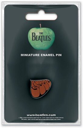 Mini Pin Badge Beatles Motiv - Rubber Soul / bunt