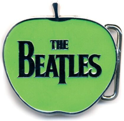 The Beatles Belt Buckle - Apple Logo / green
