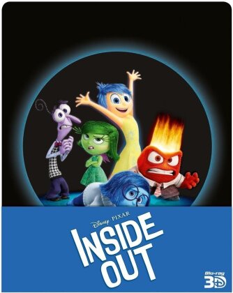 Inside Out (2015) (Limited Edition, Steelbook, Blu-ray 3D + 2 Blu-rays)