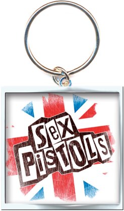 Schlüsselanhänger Sex Pistols Motiv - Union Jack / bunt