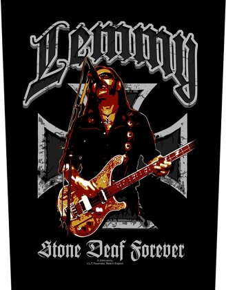 Motörhead: Stone Deaf - Rückenaufnäher schwarz