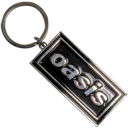 keychain Oasis design - Classic Logo / silber