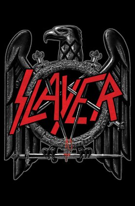 Slayer Poster Motiv - Black Eagle / bunt