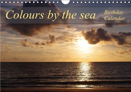Colours by the sea / Birthday Calendar / UK-Version (Wall Calendar perpetual DIN A4 Landscape)
