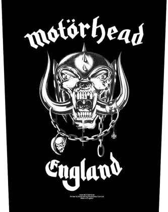 Motörhead: England - Rückenaufnäher