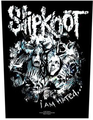 Slipknot Back Patch - I Am Hated / Black [onesize]
