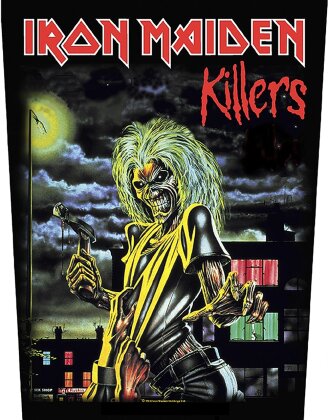Iron Maiden Back Patch - Killers / Black [onesize]