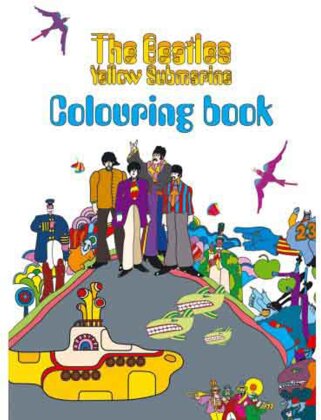 Malbuch Beatles Motiv - Yellow Submarine / bunt