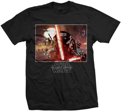 Star Wars T-Shirt Motiv - Collection / Schwarz [M] - Grösse M
