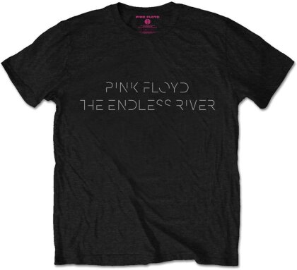 Pink Floyd T-Shirt Motiv - Endless River Logo / schwarz [XXL]