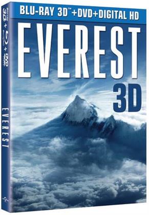 Everest - Everest (3PC) (W/DVD) / (Wbr) (2015) (Blu-ray + Blu-ray 3D + DVD)