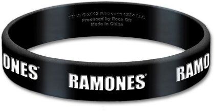 Ramones: Logo - Gummi-Armband