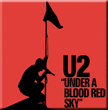 Magnet U2 Motiv - Under A Blood Red Sky / bunt