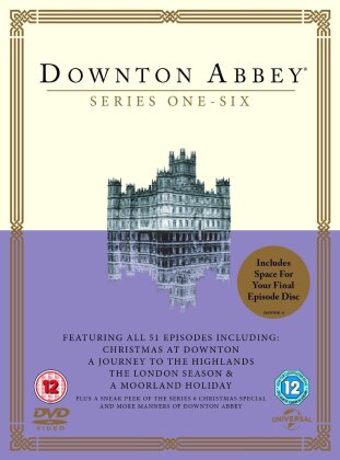 Downton Abbey - Season 1-6 (Includes Space for the Final Episode DVD, 23 DVD)