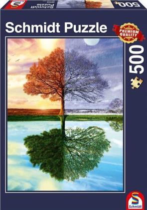 Jahreszeiten-Baum - 500-Piece Jigsaw Puzzle