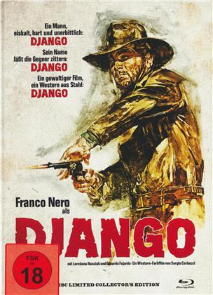 Django (1966) (Cover B, Collector's Edition, Edizione Limitata, Uncut, Mediabook, Blu-ray + DVD)