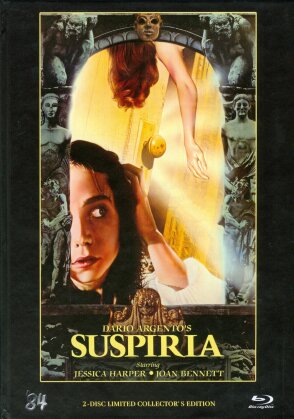 Suspiria (1977) (Cover E, Limited Collector's Edition, Mediabook, Uncut, Blu-ray + DVD)